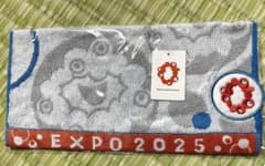 大阪関西万博 ミャクミャク タオルハンカチ EXPO2025 新品タグ付き未開封のサムネイル