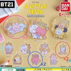 BT21 BABY A LITTLE FESTA Acrylic Mascot