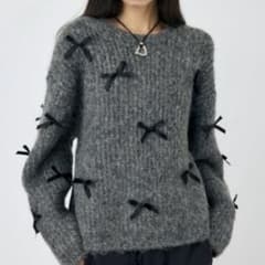 MOUSSY RIBBON FANCY ニットトップス リボンニット - メルカリ