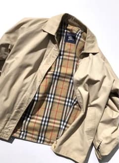 90s Burberrys 英国製 スイングトップ ハリトン 一枚袖のサムネイル