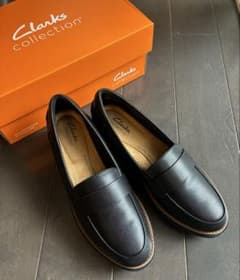 りえ♪クラークスClarks｜ローファーシャロングレイシーブラックレザー りえ様専用♪クラークスClarks｜ローファーシャロングレイシーブラック