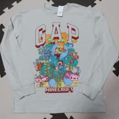 GAP Minecraft 長袖Tシャツ　カットソー 140のサムネイル