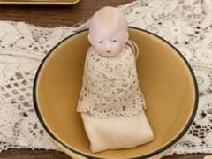 フランス 蚤の市 陶器人形 赤ちゃん ブロカント - メルカリ