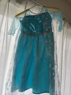 Kids' Elsa dress, 120cm, Halloween