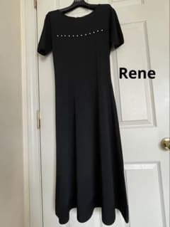 Rene ニットワンピース ブラック 新品未使用品 36 - メルカリ