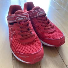 asics LAZERBEAM キッズスニーカー レッド 22.5cmのサムネイル