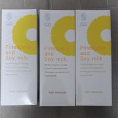 鈴木ハーブ研究所 パイナップル豆乳除毛クリーム　100ml　3本セットのサムネイル