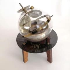 スプートニク・ウェザーステーション 計測器 木製4脚 スペースエイジ　西ドイツ スプートニク・ウェザーステーション 計測器 木製4脚 スペースエイジ
