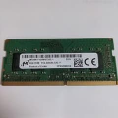 Micron SODIMM DDR4-3200 8GB ノートPC用メモリのサムネイル