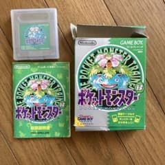 ポケットモンスター 緑 ゲームボーイソフト 箱・説明書付きのサムネイル