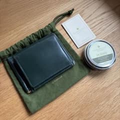 GLEN マネークリップ グリーン 専用ケアワックス付き GLENROYAL マネークリップ グリーン 専用ケアワックス付き - メルカリ
