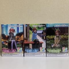 五等分の花嫁　ちょこのせ　フィギュア　 3点セット 中野ニ乃 三玖 四葉
