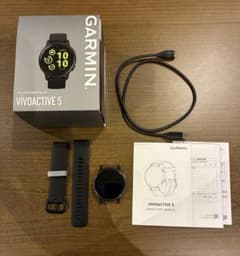 1.5ヶ月使用 保証付？GARMIN VIVOACTIVE 5 - メルカリ