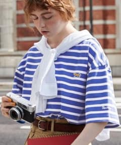 Penneys ボーダー Tシャツ ブルー ホワイトのサムネイル