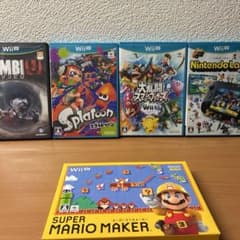 Wii U ソフト 5本セット まとめ売り➕1枚 - メルカリ