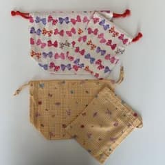 【SALE】給食セット　お弁当は袋　コップ袋