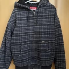 Supreme チェック柄 フード付きジャケット　Mサイズのサムネイル