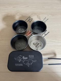 【5点セット】シェラカップ　somabito アシモクラフツ　ネルデザイン somabito ソマビト シェラカップ メスティン セット販売 - メルカリ