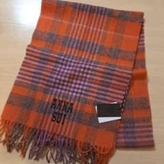 ANNA SUI チェック柄マフラーのサムネイル