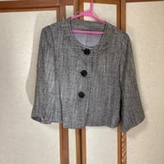 ノーカラージャケット　　値下げのサムネイル