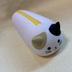ミケ猫型 シリコン 筆箱 ペンケースのサムネイル