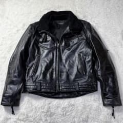 極美⭐️Liugoo Leathers ブラックレザー ライダースジャケット G1 極美⭐️Liugoo Leathers ブラックレザー ライダースジャケット G1