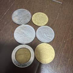 イタリア旧硬貨 50 100 200 500リラ 6枚セット - メルカリ