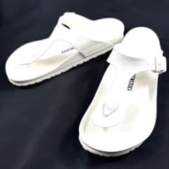 Birkenstock ギゼ トングサンダル ホワイト 定番 37 24 - メルカリ