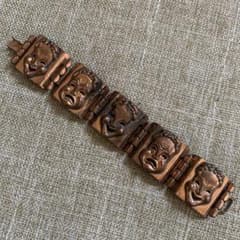 50'S★ツーフェイス★ブレスレット★ビンテージ★バングル★ロカビリー★ロックンロール★泣き笑い★カッパー★銅★TWOFACE★USA 50\u0027S★ツーフェイス★ブレスレット★ビンテージ★バングル★ロックンロール