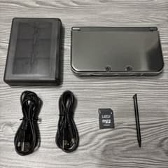 【美品】New Nintendo 3DS LL 本体 メタリックブラックセットのサムネイル