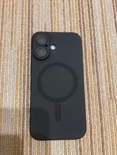 マグセーフ対応 黒 iPhone16ソフトケースのサムネイル
