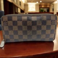 極美品】ルイ・ヴィトン ダミエ ラウンドファスナー 長財布 #24 - メルカリ