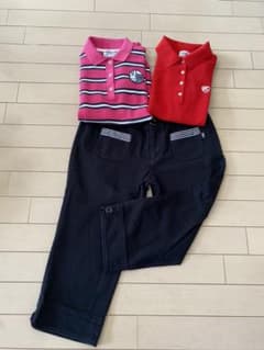 ジャックバニーポロシャツとBarbie golf パンツのサムネイル