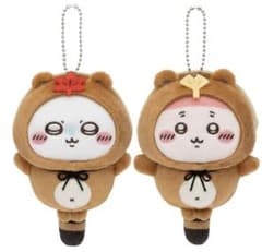 ぽ*】様 ちいかわ たぬきだもん マスコット 2種セット（モモンガ・古本屋）のサムネイル