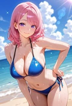 A4ポスター 巨乳 美少女 アニメ zzz-beac No.196 AIイラスト - メルカリ