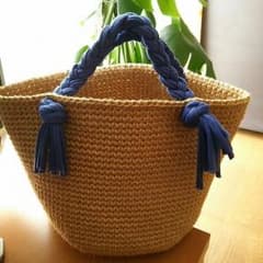 みー様専用大きい♪麻紐バック♪のサムネイル