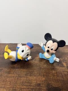 ミッキー＆ドナルド 陶器製フィギュア 2体セットのサムネイル