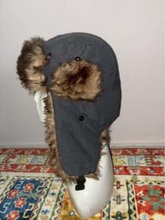 フライトボンバーキャップ/Y2K/飛行帽子／ファー／平成00s パイロット