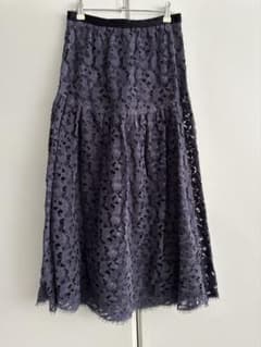 IENA LA BOUCLE パープル レース スカートのサムネイル