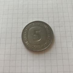1988年 ドイツ 5マルク 硬貨 - メルカリ