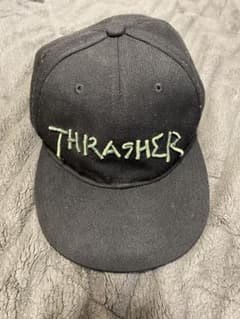 THRASHER スナップバック キャップ ブラックのサムネイル