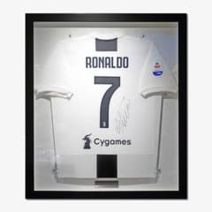 ダグアウト限定ユベントス 18/19ロナウド直筆サイン オーセンティックユニ額装 ダグアウト限定ユベントス 18/19ロナウド直筆サイン