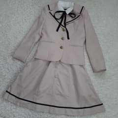 新品 レピピアルマリオ 卒服 ワンピースセット M 150 ピンクベージュ
