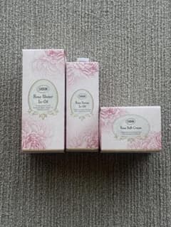 【未開封】SABON ローズフェイシャルケア 豪華3点セット（総額3万超） 未開封】SABON ローズフェイシャルケア 豪華3点セット（総額3万超
