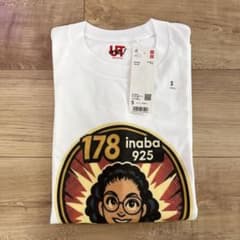イナバ化粧品×ユニクロコラボ Tシャツ Sサイズ - メルカリ