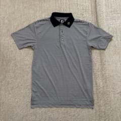 FootJoy フットジョイ ゴルフウェア 半袖ポロシャツ ボーダーのサムネイル
