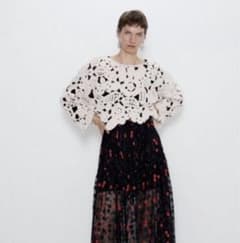 ZARA クロシェットセーターのサムネイル