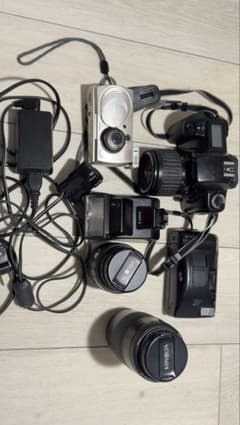 ジャンク　カメラなど　まとめ売り　Canon OLYMPUS MINOLTAなど ジャンクカメラレンズ まとめてセット Canon Minolta Olympus - メルカリ