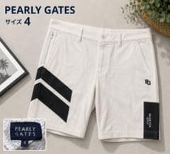PEARLY GATES パーリーゲイツ ショートパンツ ホワイト サイズ4 - メルカリ