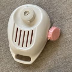 温度計付き湯たんぽ ホワイト ピンクのサムネイル